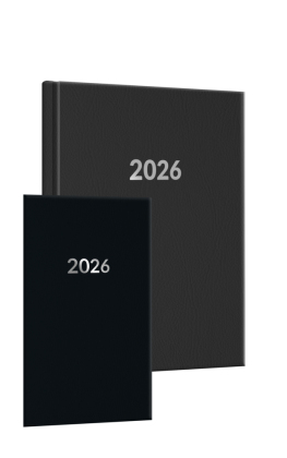 Buchkalender-Set: Buchkalender & Wochenplaner 2026 schwarz: Praktisches 2er-Set
