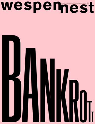 wespennest - zeitschrift für brauchbare texte und bilder: nummer 189 - Bankrott