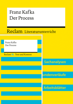 Paket für Lehrkräfte "Franz Kafka: Der Process" (Textausgabe und Lehrerband). 2 Bände eingeschweißt: Praktisches Bundle mit Primärtext und Unterrichtsmaterialien