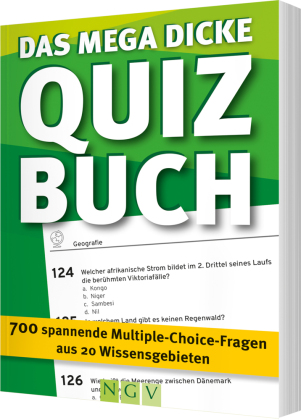 Das mega dicke Quizbuch (grün): 700 spannende Fragen aus 20 Wissensgebieten