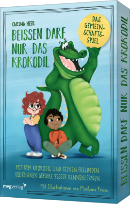 Beißen darf nur das Krokodil - Das Gemeinschaftsspiel: Mit dem Krokodil und seinen Freunden die eigenen Gefühle besser kennenlernen | Angst, Wut, Trauer, Freude, Liebe - alle Emotionen besser verstehen für Kinder ab 5
