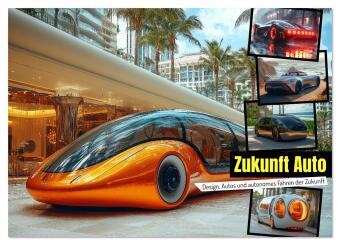 Zukunft Auto - Design, Autos und autonomes Fahren der Zukunft (Wandkalender 2026 DIN A4 quer), CALVENDO Monatskalender: Autokalender mit futuristischen Autos, Elektroautos und Rennwagen. Design trifft Technik: E-Autos, Roboterfahrzeuge & Tuning-Highlight