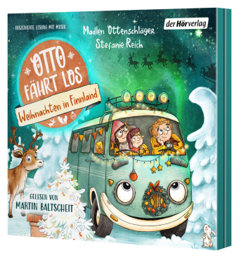 Otto fährt los - Weihnachten in Finnland, 1 Audio-CD: Hörbuch für alle Vanlife-Fans & Camper-Kinder, Reisen mit dem Bus   Abenteuer für Kinder ab 4 Jahren. 50 Min.. CD Standard Audio Format.Lesung.