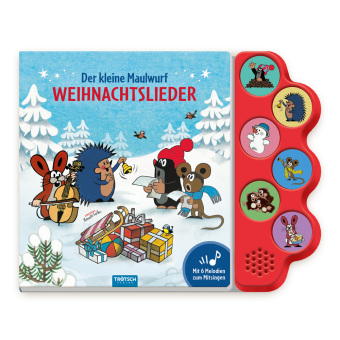 TRÖTSCH - Der kleine Maulwurf Soundbuch Weihnachtslieder | Ab 18 Monaten: Beschäftigungsbuch Soundbuch Liederbuch