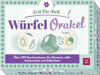 Würfelorakel - Zeit für dich: Über 200 Kombinationen für Momente voller Achtsamkeit und Selbstliebe | Würfelspiel für Erwachsene für Ruhe, Entspannung und Dankbarkeit