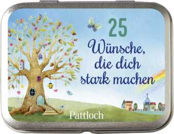 25 Wünsche, die dich stark machen: 25 Mutmacher-Karten in hübscher Metalldose für Kinder ab 6 Jahren. Ein tolles Geschenk zum Schulanfang