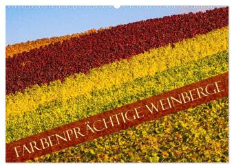 Farbenprächtige Weinberge (Wandkalender 2026 DIN A2 quer), CALVENDO Monatskalender: Die Farbenpracht in den herbstlichen Weinbergen ist absolut faszinierend.
