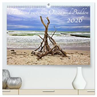 Fischland zwischen Ostsee und Bodden (hochwertiger Premium Wandkalender 2026 DIN A2 quer), Kunstdruck in Hochglanz: Faszinierende Bilder einer Ostseehalbinsel