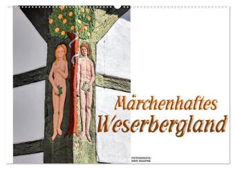 Märchenhaftes Weserbergland (Wandkalender 2026 DIN A2 quer), CALVENDO Monatskalender: Zauberhafte Impressionen aus dem Weserbergland