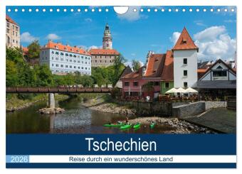 Tschechien - Eine Reise durch ein wunderschönes Land (Wandkalender 2026 DIN A4 quer), CALVENDO Monatskalender: Tschechien im Osten Europas ist immer eine Reise wert.