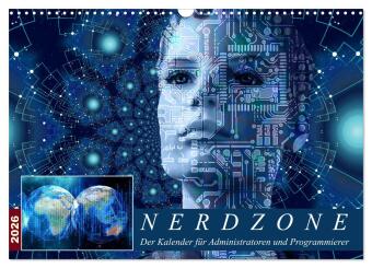 Nerdzone Der Kalender für Administratoren und Programmierer (Wandkalender 2026 DIN A3 quer), CALVENDO Monatskalender: Die Geschenkidee für alle Admins, Programmierer oder Nerds. Das ist Ihr Kalender, das ist Ihre Welt.