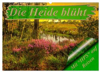 Die Heide blüht (Wandkalender 2026 DIN A2 quer), CALVENDO Monatskalender: Die Lüneburger Heide ein Naturparadies in Deutschland.