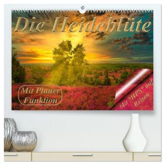 Die Heideblüte (hochwertiger Premium Wandkalender 2026 DIN A2 quer), Kunstdruck in Hochglanz: Die Lüneburger Heide ein Naturparadies in Deutschland.