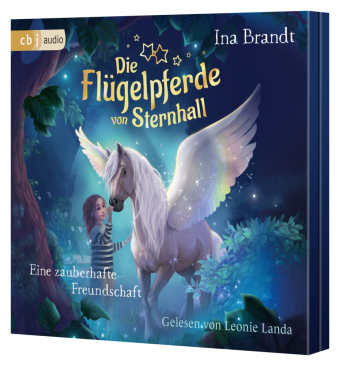Die Flügelpferde von Sternhall (1). Eine zauberhafte Freundschaft, 2 Audio-CD: Magische Pferdegeschichte von Bestseller-Autorin Ina Brandt für alle Kinder ab 8 Jahren. 140 Min.. CD Standard Audio Format.Lesung.Ungekürzte Ausgabe
