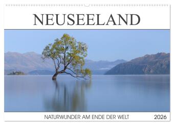 Neuseeland - Naturwunder am Ende der Welt (Wandkalender 2026 DIN A2 quer), CALVENDO Monatskalender: Naturlandschaften von der Nord.- und Südinsel von Neuseeland