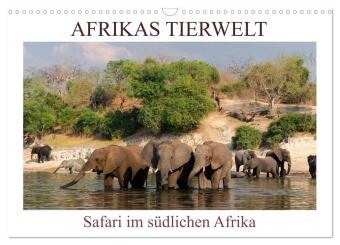 Afrikas Tierwelt, Safari im südlichen Afrika (Wandkalender 2026 DIN A3 quer), CALVENDO Monatskalender: Wildtiere und Vögel vom südlichen Afrika.
