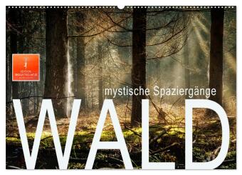 Wald - mystische Spaziergänge (Wandkalender 2026 DIN A2 quer), CALVENDO Monatskalender: Unterwegs in prächtigen Wäldern, mit allen Sinnen genießend.