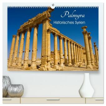 Palmyra - Historisches Syrien (hochwertiger Premium Wandkalender 2026 DIN A2 quer), Kunstdruck in Hochglanz: Die historisch bedeutsame Ruinenstadt Palmyra in Syrien in wunderschönen Fotografien