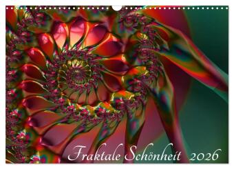Fraktale Schönheit 2026 (Wandkalender 2026 DIN A3 quer), CALVENDO Monatskalender: Lassen Sie sich bezaubern von Poesie, Formenreichtum und pulsierender Energie farbenprächtiger Schöpfungen aus dem Reich der fraktalen Geometrie!