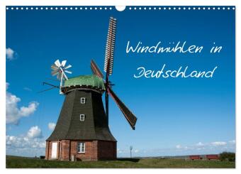 Windmühlen in Deutschland (Wandkalender 2026 DIN A3 quer), CALVENDO Monatskalender: Historische Windmühlen im Norden Deutschlands.