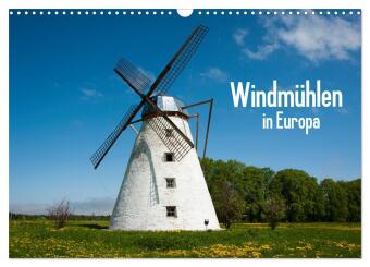 Windmühlen in Europa (Wandkalender 2026 DIN A3 quer), CALVENDO Monatskalender: Historische Windmühlen in Europa.