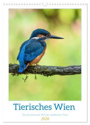Tierisches Wien (Wandkalender 2026 DIN A3 hoch), CALVENDO Monatskalender: Tierwelt im Großraum Wien