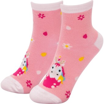 Zaubersocken Kind Einhorn: Material: 80% Baumwolle, 15% Nylon, 5% Elastan. mehrfarbig.