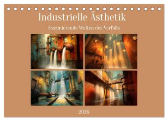 Die faszinierende Welt der industriellen Ästhetik (Tischkalender 2026 DIN A5 quer), CALVENDO Monatskalender: Verfalls- und industrielle Ästhetik