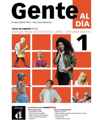 Gente al día 1 A1-A2 - Edición híbrida: Edición internacional. Libro del alumno con audios + código directo al entorno digital del manual en Campus Difusión (12 meses)