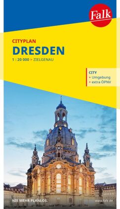 Falk Cityplan Dresden 1:20.000: 1:20000