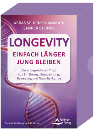 Longevity - Einfach länger jung bleiben - Die erfolgreichsten Tipps aus Ernährung, Entspannung, Bewegung und Naturheilku: Set mit Anleitung und 40 Karten