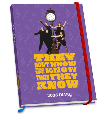 Friends - A5-Tischkalender 2026: Original Danilo-Kalender [ Mehrsprachig] [ Kalender]