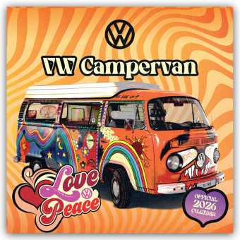 Volkswagen Camper Van - VW Bus 2026 - Wandkalender: Original Danilo-Kalender [ Mehrsprachig] [ Kalender]