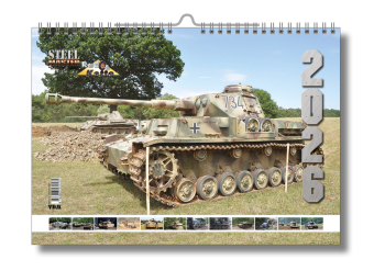 STEELMASTER 2026 - Panzerfahrzeuge - A3-Wandkalender - Original VDM Heinz Nickel-Kalender [ Kalender]