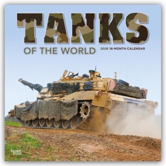 Tanks - Panzer 2026 - 16-Monatskalender: Original BrownTrout-Kalender [ Mehrsprachig] [ Kalender]