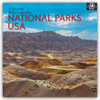 National Parks USA 2026 - 16-Monatskalender: Original Gifted Stationery-Kalender [ Mehrsprachig] [ Kalender]