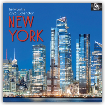 New York 2026 - 16-Monatskalender: Original Gifted Stationery-Kalender [ Mehrsprachig] [ Kalender]