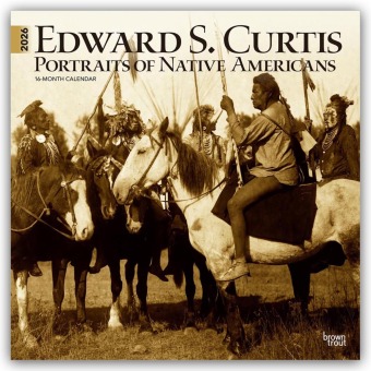 Edward S. Curtis, Portraits of Native Americans - Indianer 2026 - 16-Monatskalender: Original BrownTrout-Kalender [ Mehrsprachig] [ Kalender]