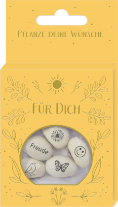 Geprägte Saatbohnen - Pflanze deine Wünsche: Glücksbohnen mit Botschaft - Für dich: Nachhaltiges Geschenk: Zauberbohnen zur Kommunion, Konfirmation, zum Geburtstag oder als Dankeschön