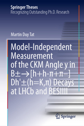 Model-Independent Measurement of the CKM Angle y in B± [ h+h-pi+pi-]Dh'±(h=K,pi) Decays at LHCb and BESIIII