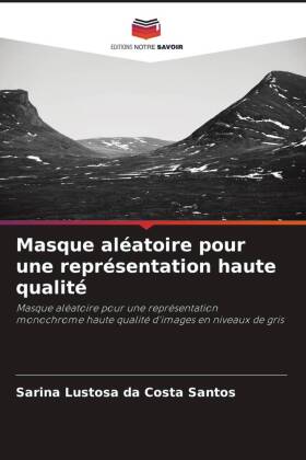 Masque aléatoire pour une représentation haute qualité: Masque aléatoire pour une représentation monochrome haute qualité d'images en niveaux de gris