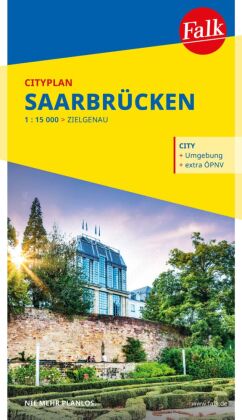 Falk Cityplan Saarbrücken 1:15.000: 1:15000