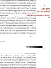 Place and Location. Koht ja paik IV