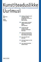 Kunstiteaduslikke Uurimusi - Studies on Art and Architecture 2007/3 (16)